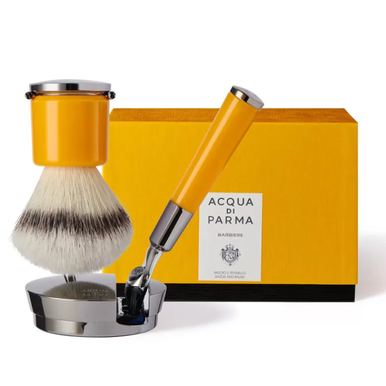 Acqua Di Parma Set^Rasoio E Pennello Deluxe Stand