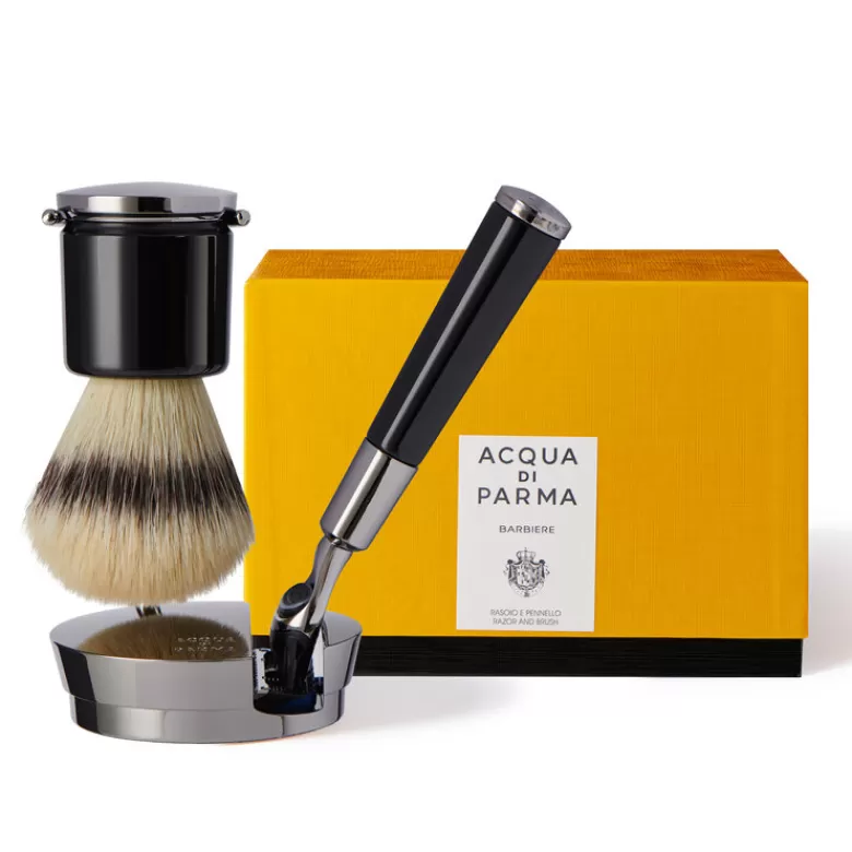 Acqua Di Parma Set^Rasoio E Pennello Deluxe Stand